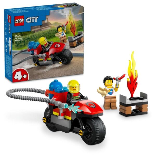 LEGO City 60410 Hasičská záchranárska motorka