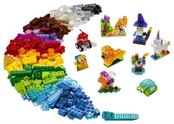 LEGO Classic 11013 Priesvitné kreatívne kocky
