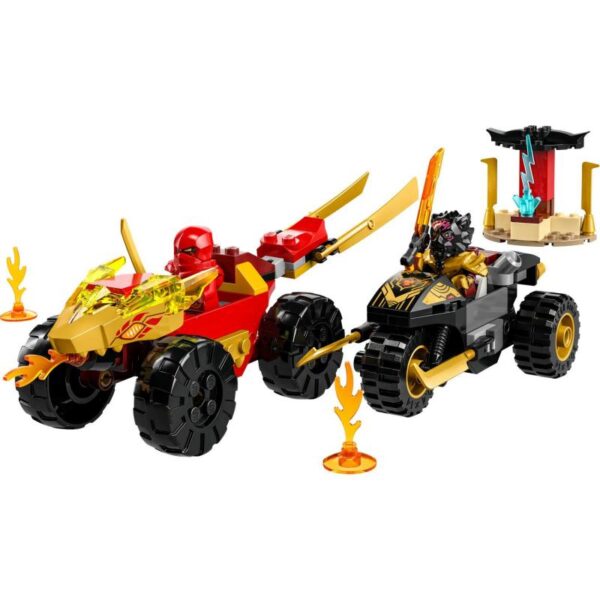 LEGO Ninjago 71789 Kai a Ras v súboji auta s motorkou