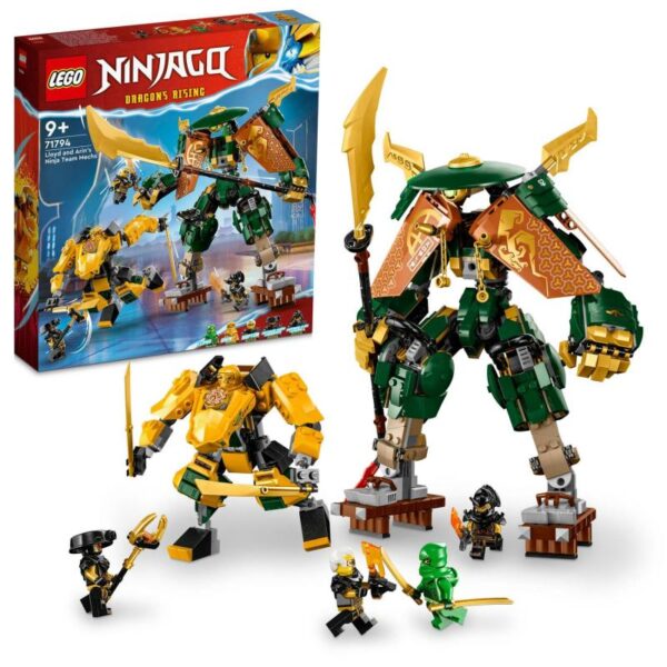 LEGO Ninjago 71794 Lloyd, Arin a ich tím nindžovských robotov