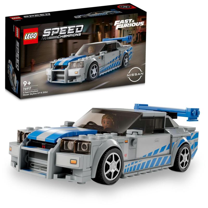 LEGO Spead Champions 76917 2 Fast 2 Furious Nissan Skyline GT-R (R34)