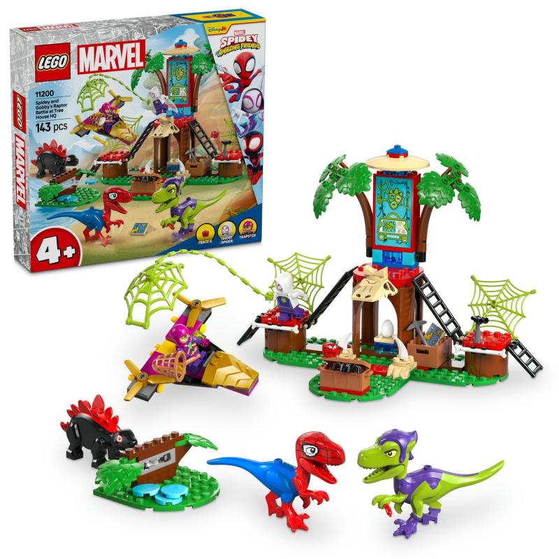 LEGO Marvel 11200 Spidey, Gobby a bitka raptorov v základni na strome