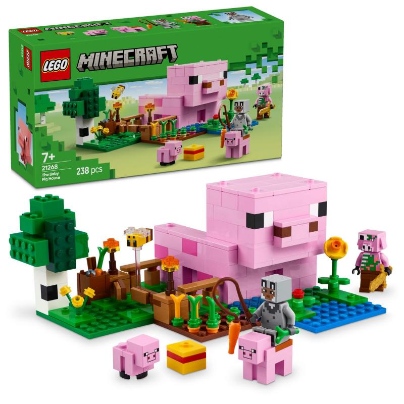 LEGO Minecraft 21268 Domček Prasiatka