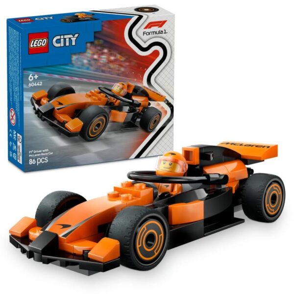 LEGO City 60442 Jazdec F1® s pretekárskym autom McLaren