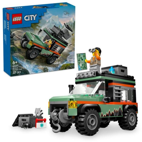 LEGO City 60447 Terénne horské nákladné auto 4x4