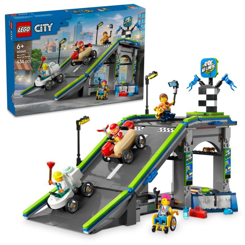 LEGO City 60460 Tvoje pravidlá: Pretekárska dráha s rampami