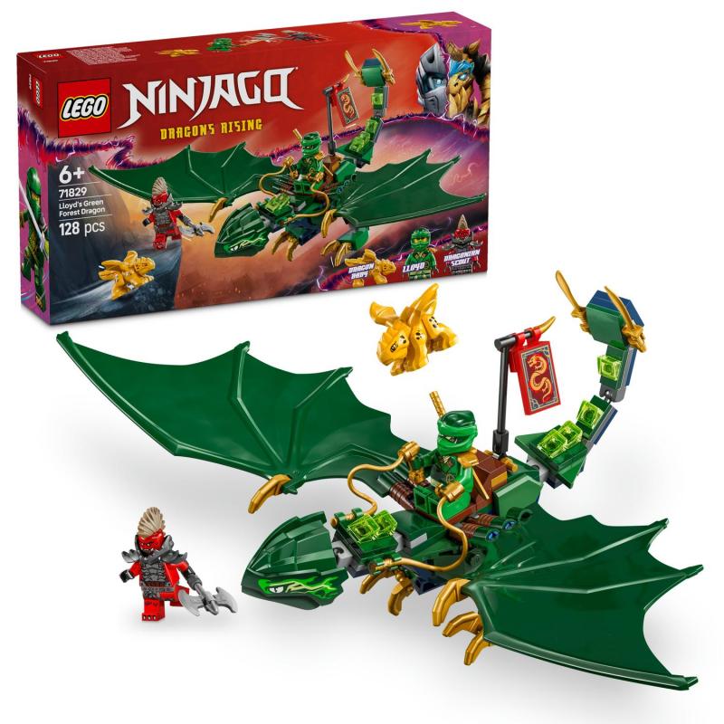 LEGO Ninjago 71829 Lloydov zelený lesný drak