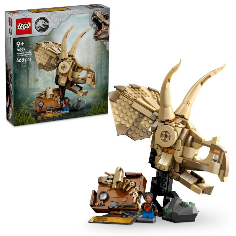 LEGO Jurasic World 76969 Dinosaurie fosílie: Lebka triceratopsa