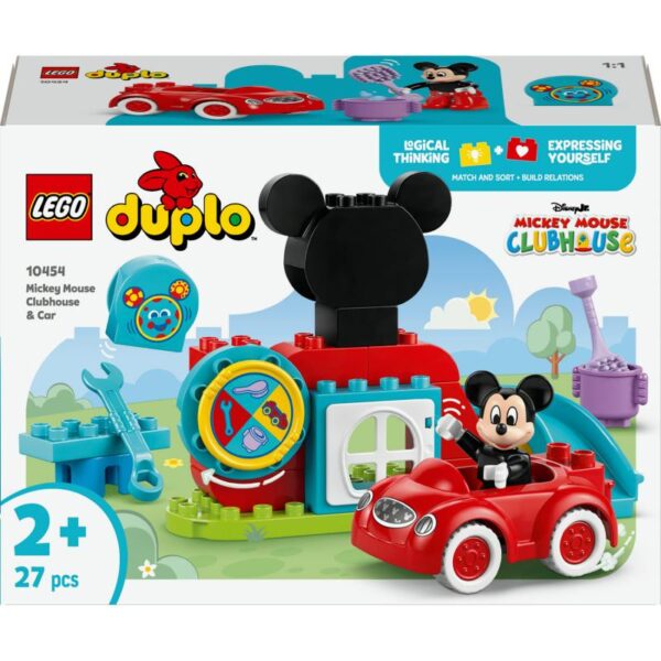 LEGO Duplo Mickey Mouseov klub a auto