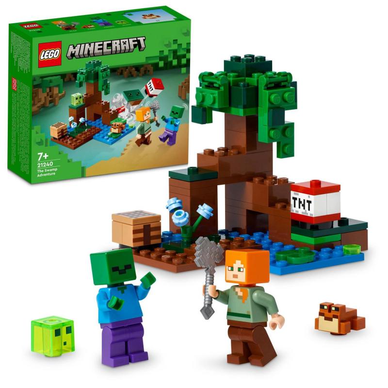 LEGO Minecraft 21240 Dobrodružstvo v močiaroch