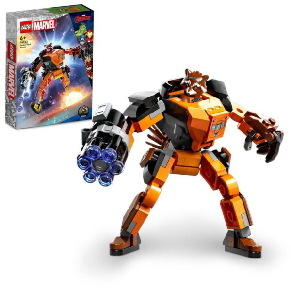 LEGO Marvel 76243 Rocket v robotickom brnení