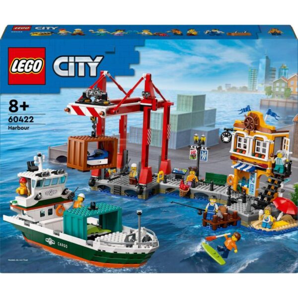 LEGO City 60422 Prístav s nákladnou loďou