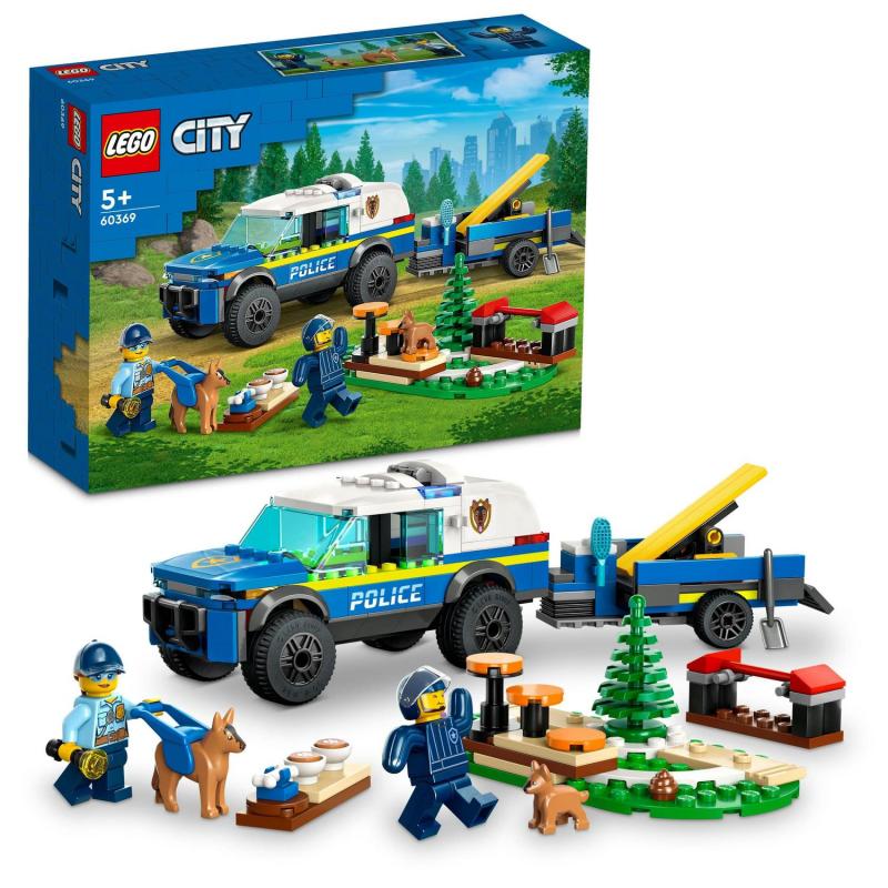 LEGO City 60369 Mobilné cvičisko pre policajné psy