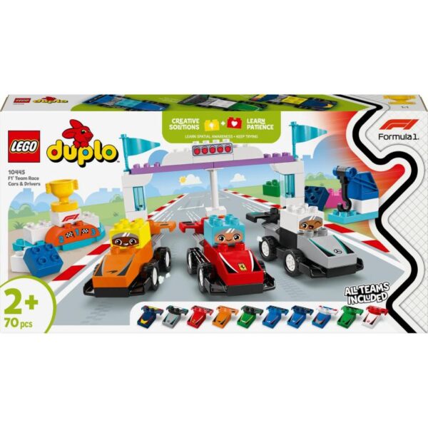 LEGO Duplo 10445 Pretekárske autá a šoféri tímu F1®