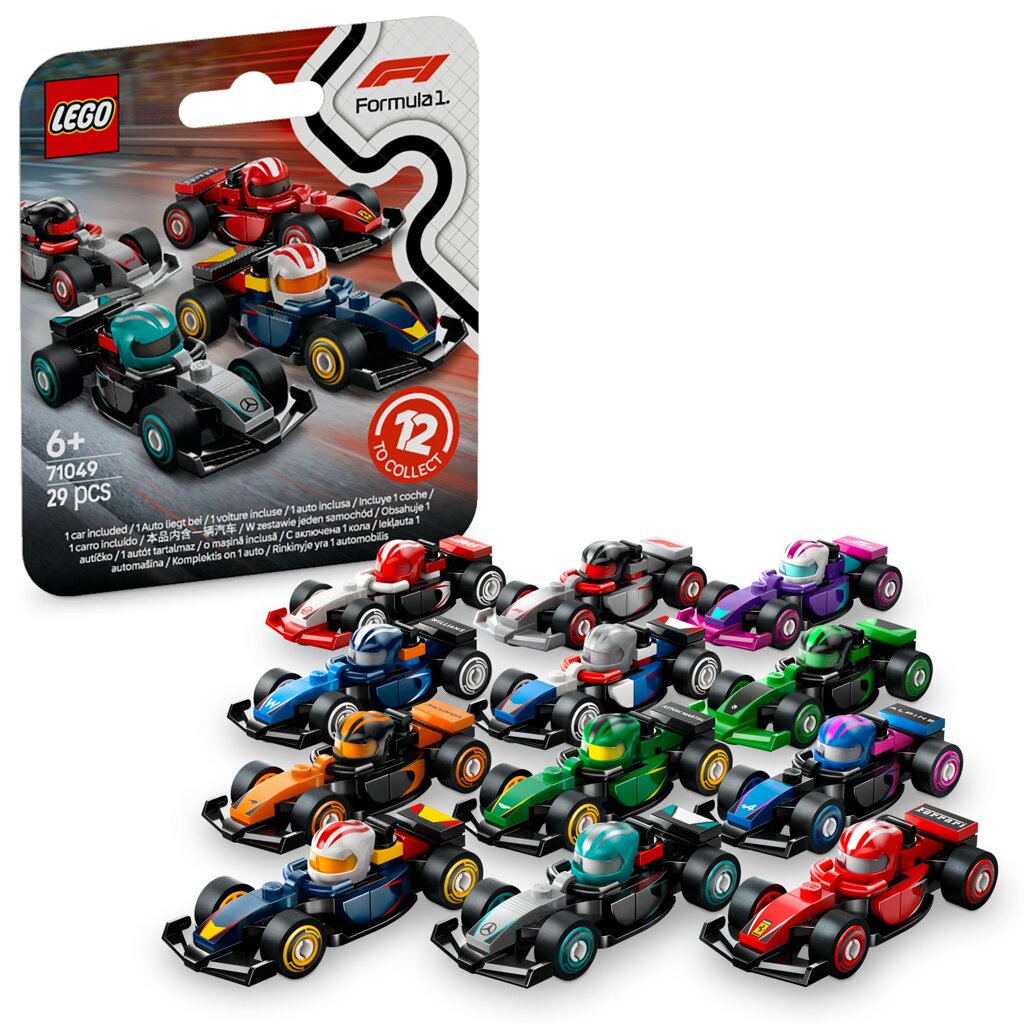 LEGO® Minifigúrky 71049 Zberateľské závodné autá F1®