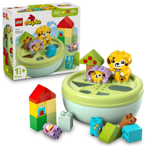 LEGO Duplo 10441 Triedenie tvarov: Domček pre šteniatka