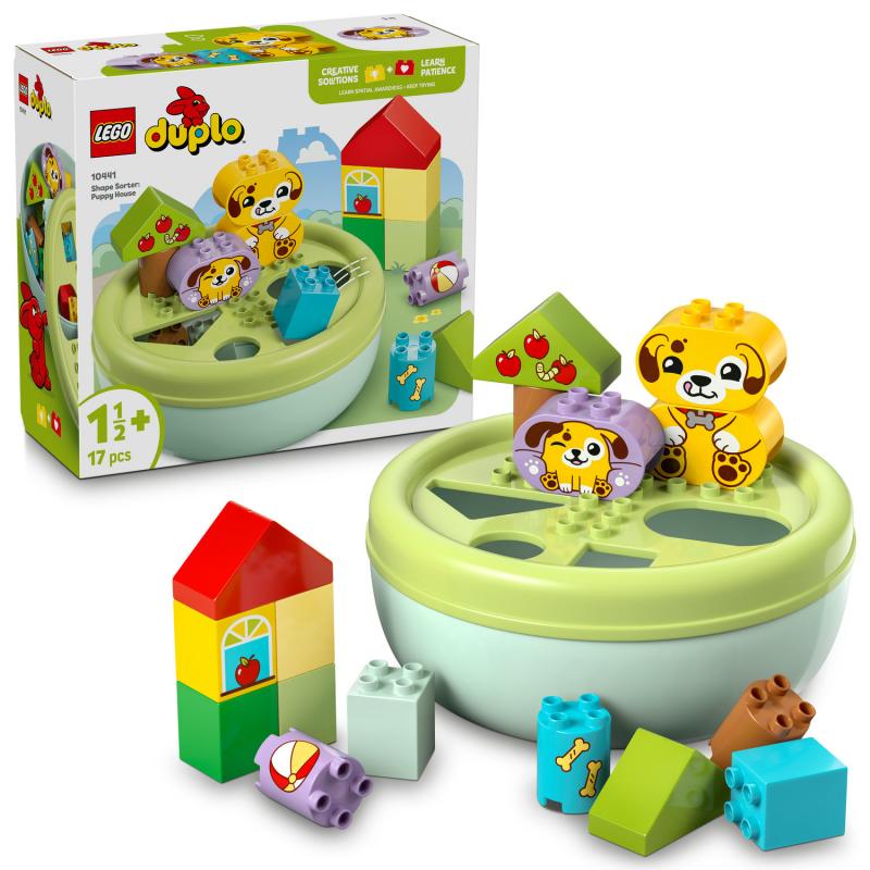 LEGO Duplo 10441 Triedenie tvarov: Domček pre šteniatka