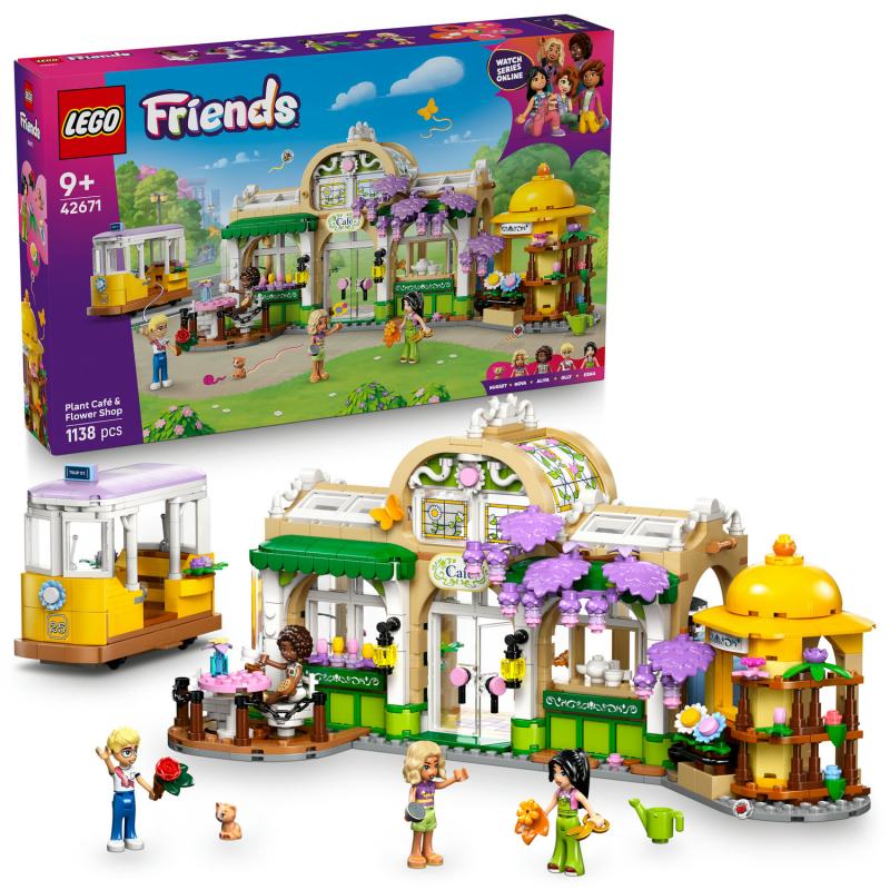 LEGO Friends 42671 Kaviareň plná rastlín a kvetinárstvo