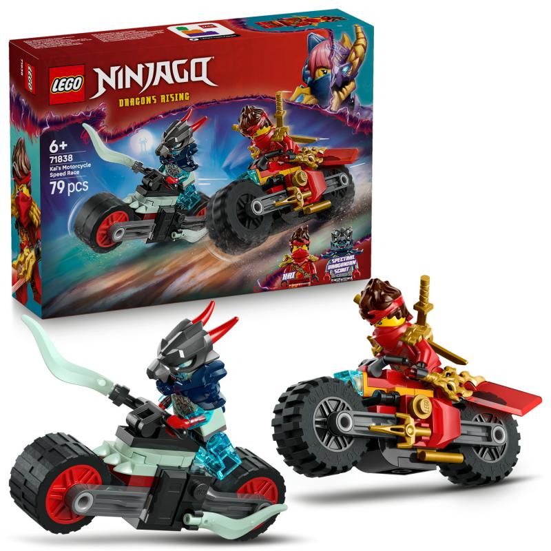 LEGO Ninjago 71838 Kai a preteky na motorke