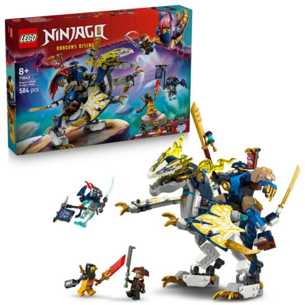 LEGO Ninjago 71843 Rogue a robotický dračí jazdec