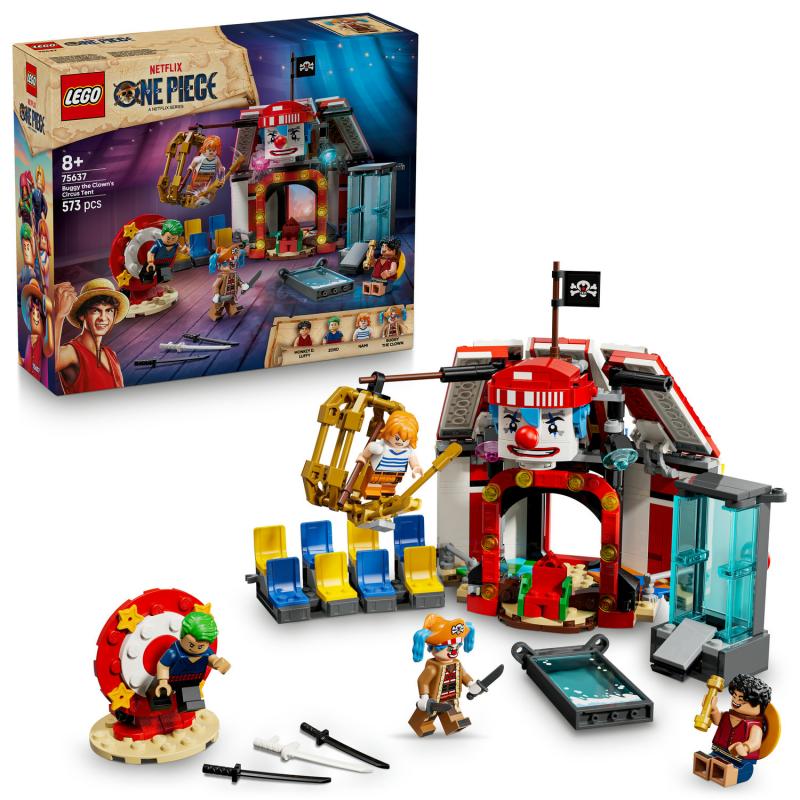 LEGO One Piece 75637 Klaun Buggy a jeho cirkusový stan