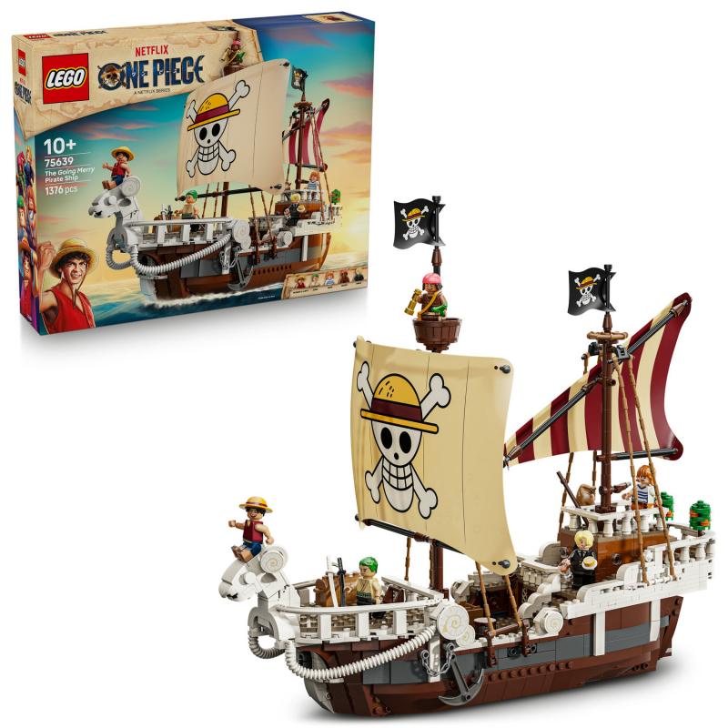 LEGO One Piece 75639 Pirátska loď Plávajúca Merry