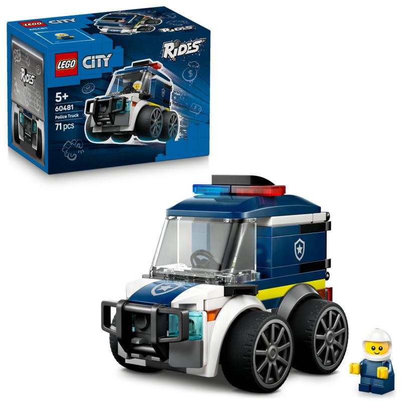 LEGO City 60481 Autíčka – Policajná dodávka