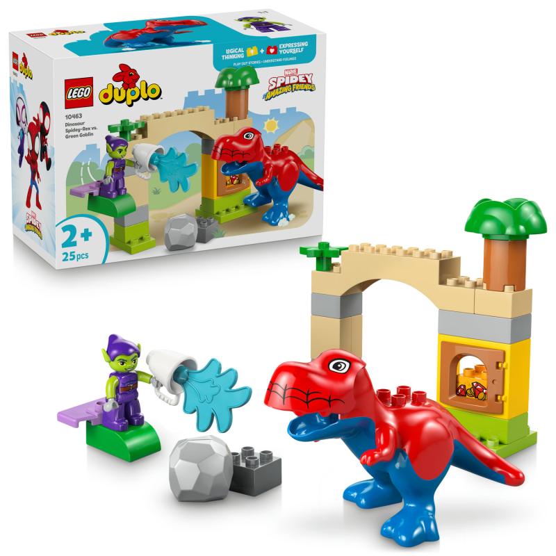 LEGO Duplo 10463 Dinosaurus Spidey-Rex vs. Zelený Goblin