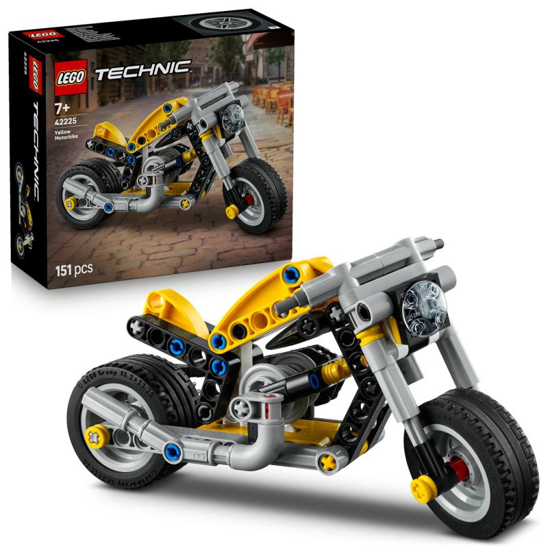 LEGO Technic 42225 Žltá motorka
