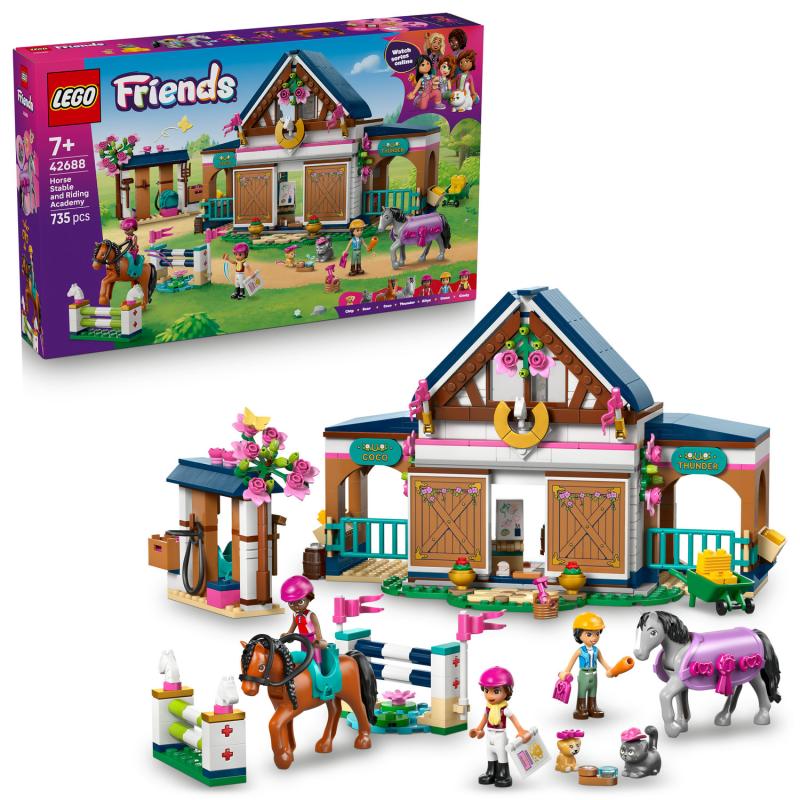 LEGO Friends 42688 Konská stajňa a jazdecká akadémia