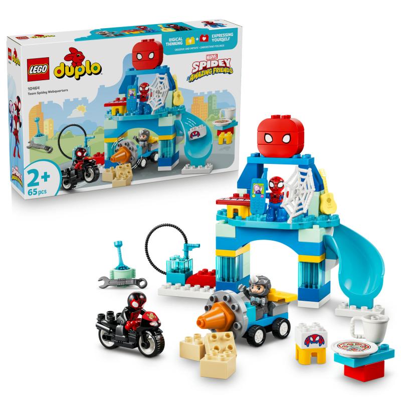 LEGO Duplo 10464 Tím Spidey: Pavučinová základňa