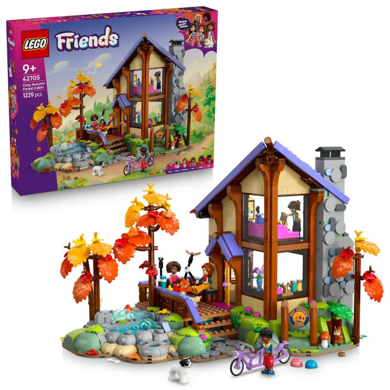 LEGO Friends 42705 Útulná chata v jesennom lese