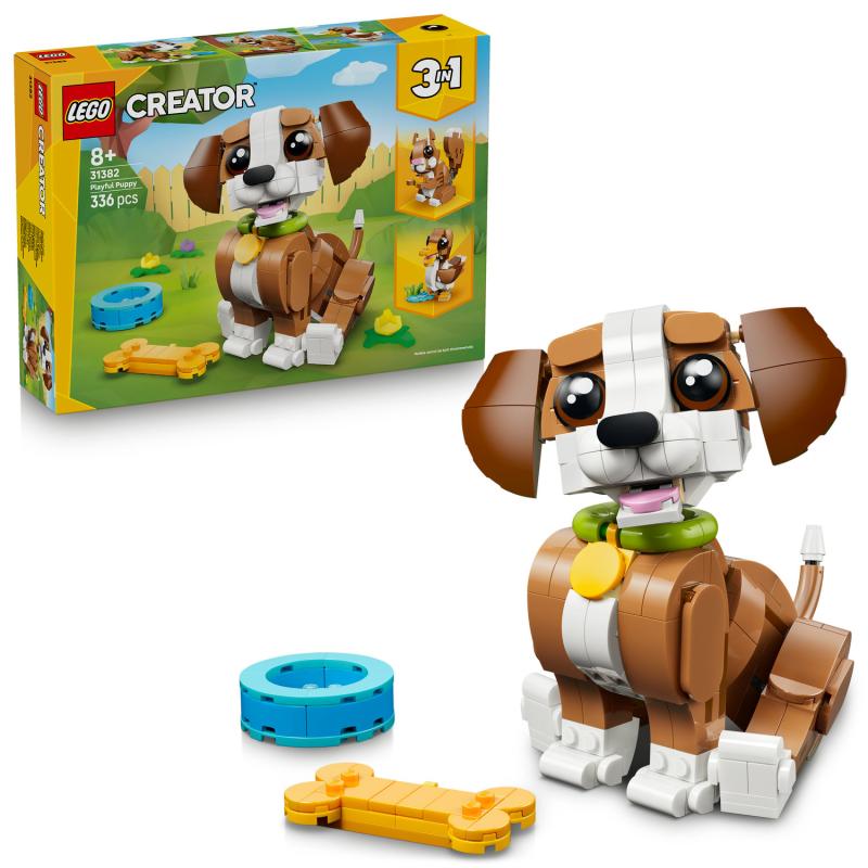 LEGO Creator 31382 Roztomilé zvieratká: Hravé šteniatko