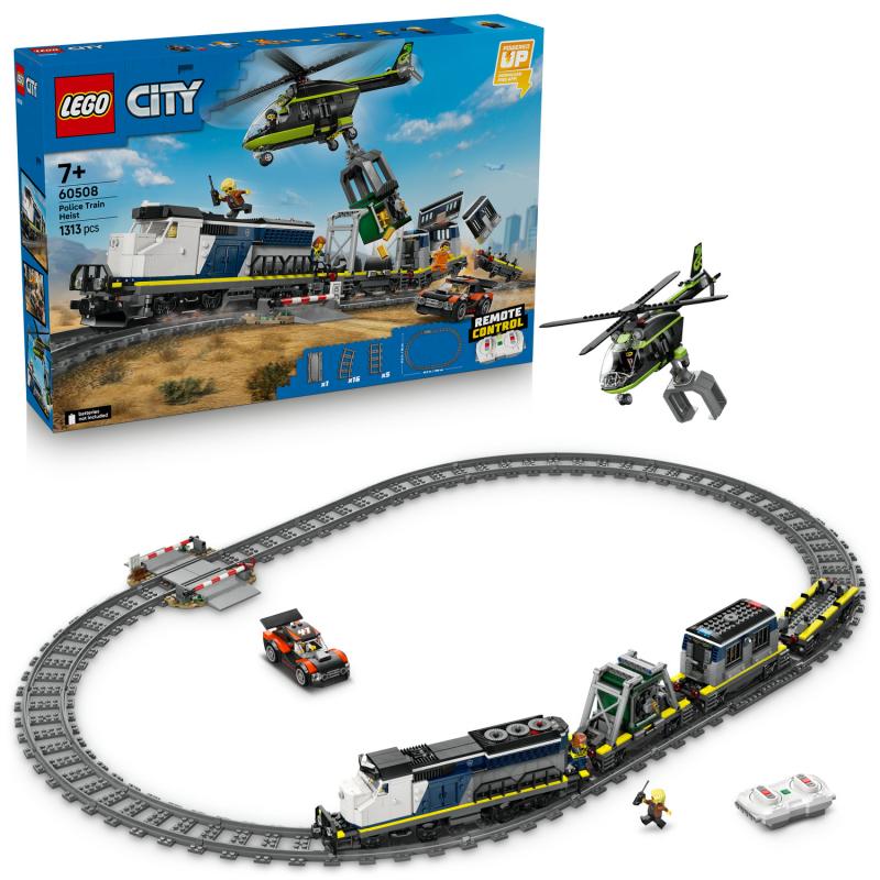 LEGO City 60508 Lúpež v policajnom vlaku