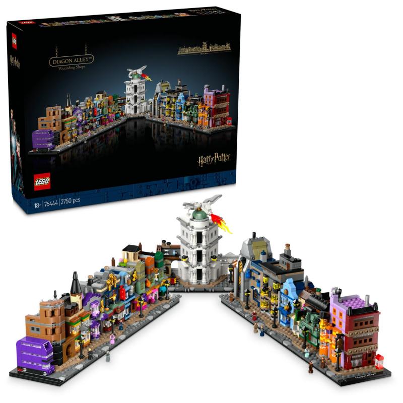 LEGO Harry Potter 76444 Čarodejnícke obchody v Šikmej uličke