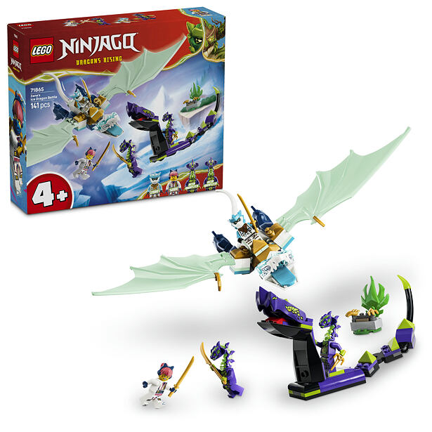 LEGO Ninjago 71865 Zane a bitka s ľadovým drakom