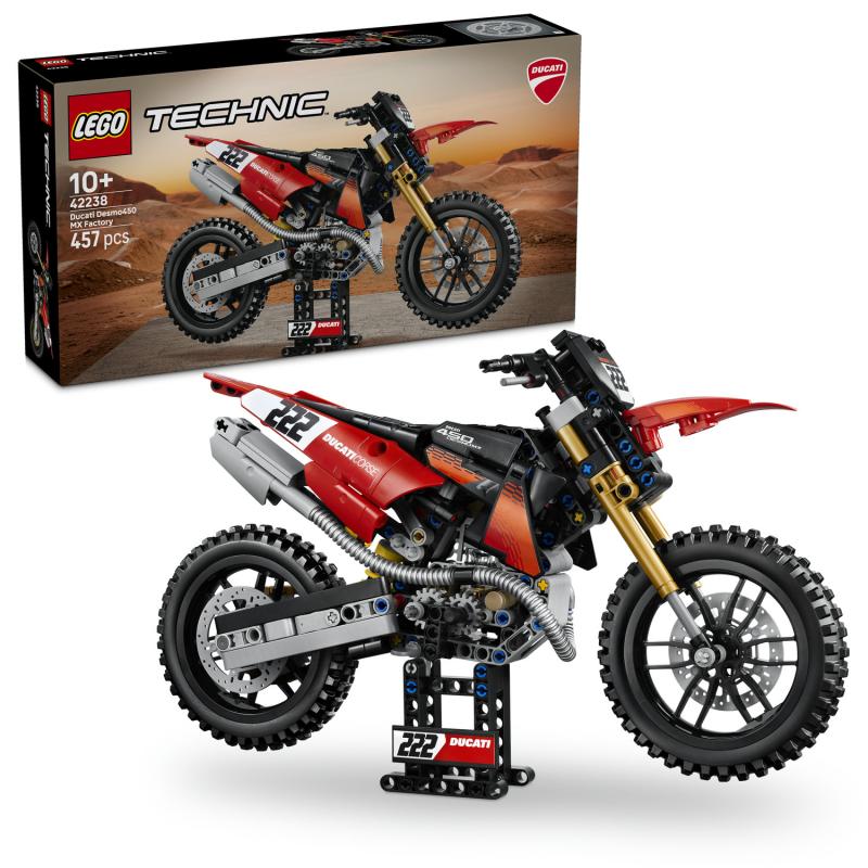 LEGO Technic 42238 Motorka Ducati Desmo450 MX Factory