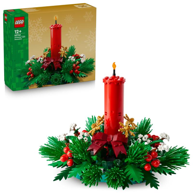 LEGO Icons 40743 Vianočná dekorácia na stôl