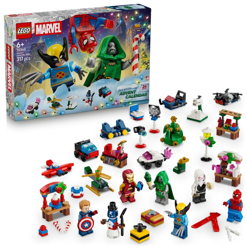 LEGO Marvel 76340 Adventný kalendár 2026